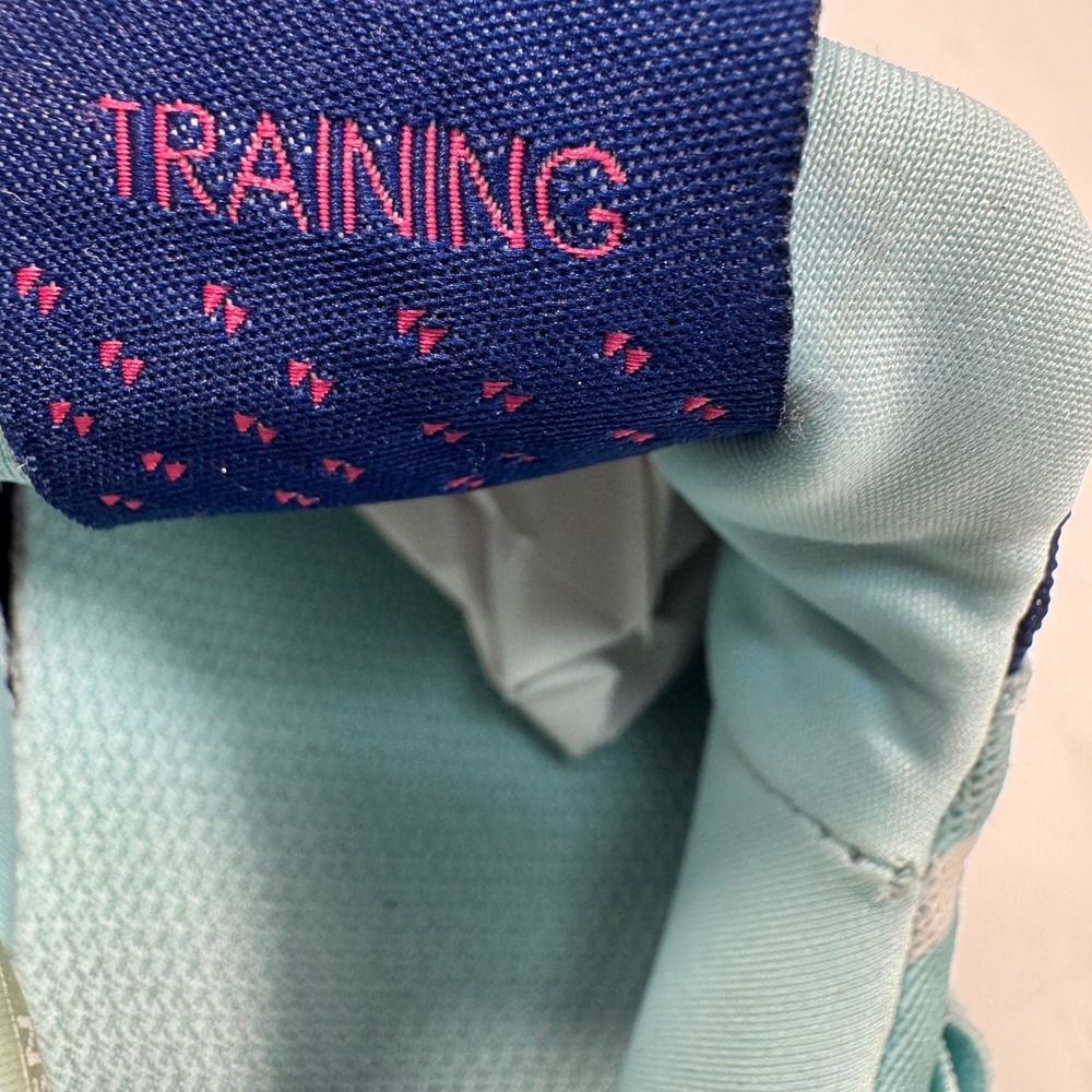 ASICS Training Sneakers Women's Athletic Shoes‎ Blue Teal Pink Size 8.5 - Picture 7 of 9